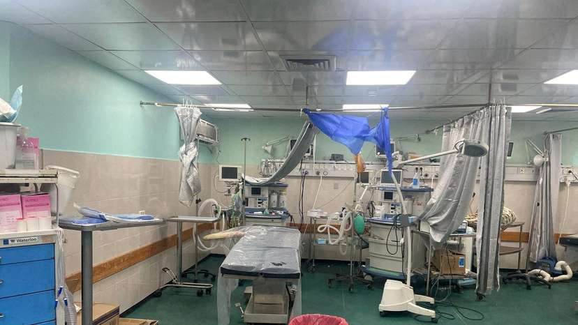 FILE PHOTO: Scenes from Al Shifa hospital amid Israel's ground operation in Gaza City