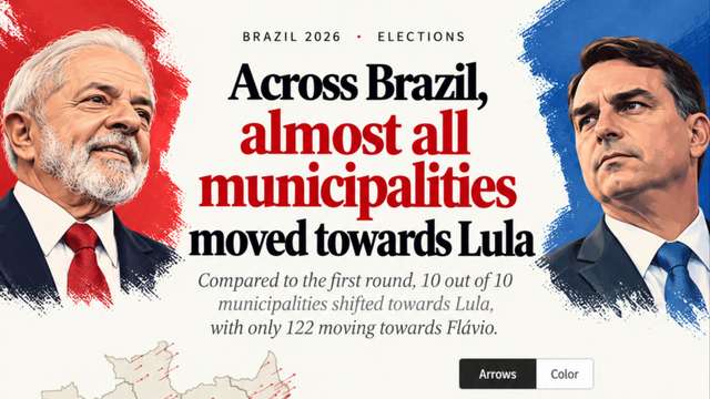 Brazil election 2026: Lula gains ground across nearly all municipalities in runoff victory