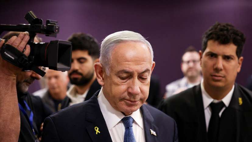 Israeli PM Netanyahu continues testifying in his long-running corruption trial, in Tel Aviv court