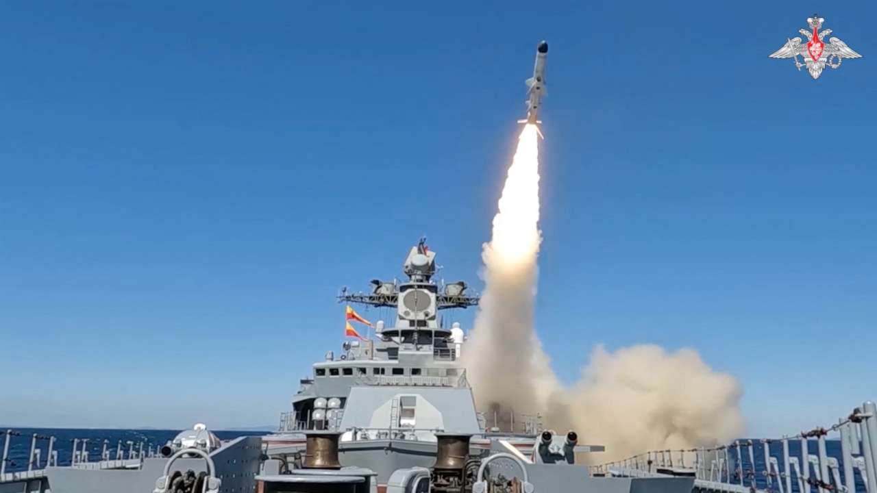 Russian and Chinese warships take part in the "Ocean 2024" naval drills in the Sea of Japan
