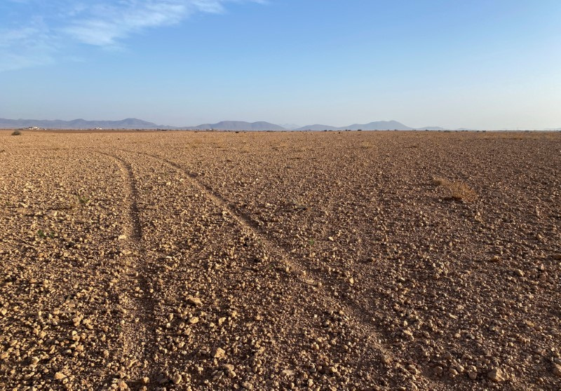 FILE PHOTO: A dry field is pictured near Marrakech