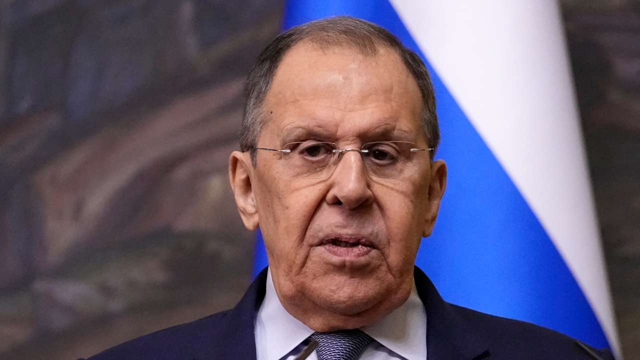Russia's Foreign Minister Sergei Lavrov meets with Laos's Minister of Foreign Affairs Thongsavanh Phomvihane in Moscow
