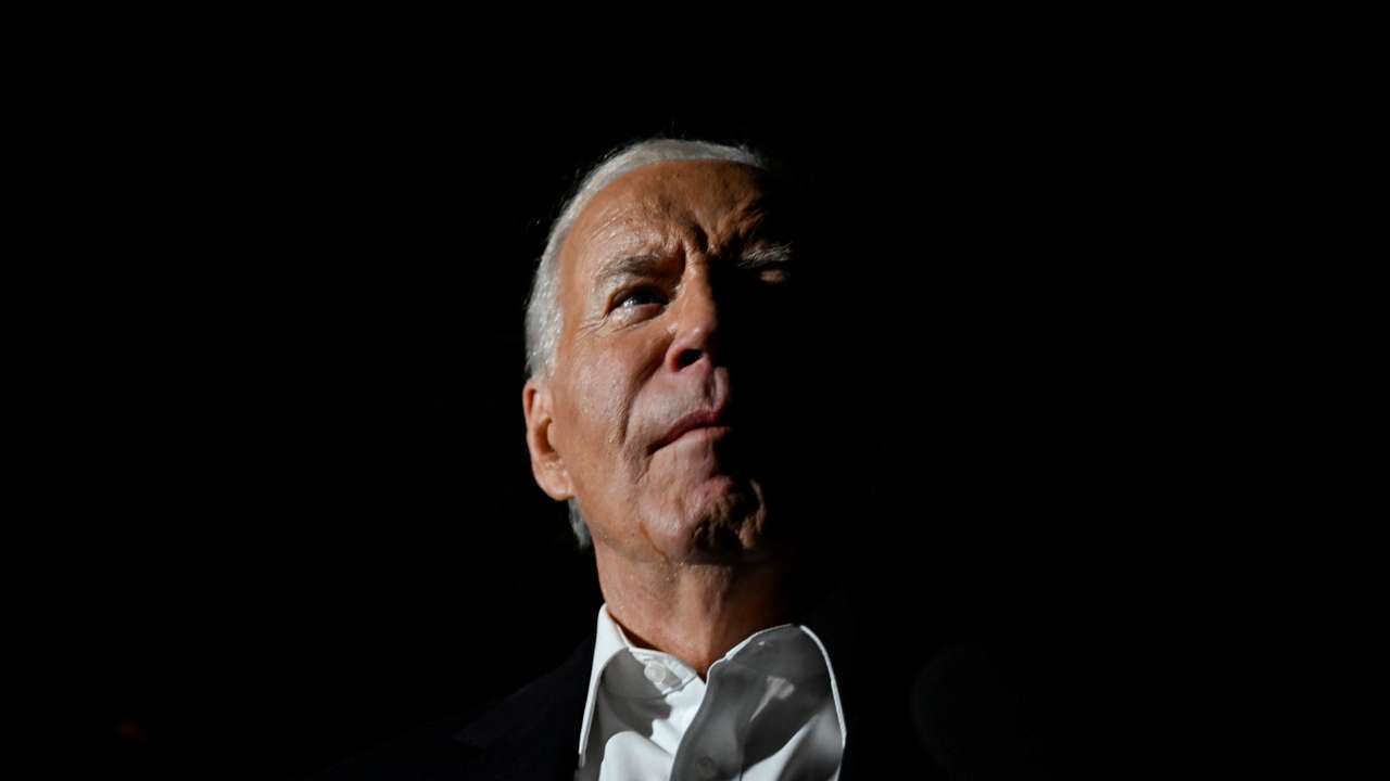 U.S. President Joe Biden speaks to the media after the Democratic National Convention (DNC) in Chicago