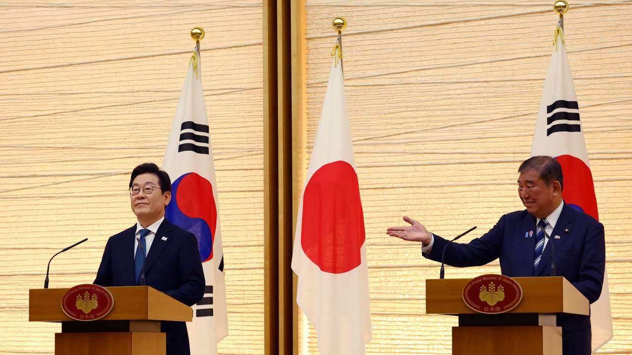 South Korea's President Lee Jae Myung meets Japan's Prime Minister Shigeru Ishiba in Tokyo