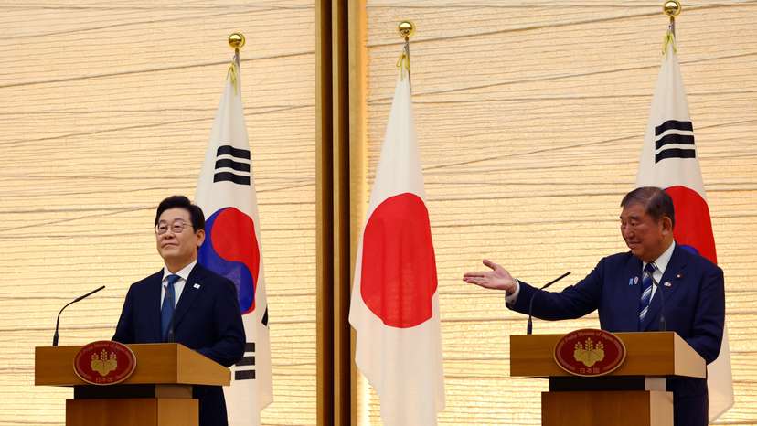 South Korea's President Lee Jae Myung meets Japan's Prime Minister Shigeru Ishiba in Tokyo