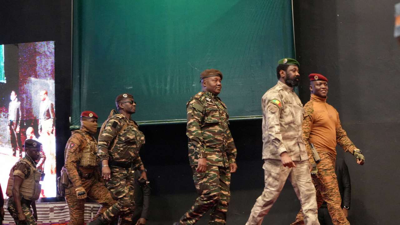 FILE PHOTO: Sahel junta leaders meet for a summit in Niamey