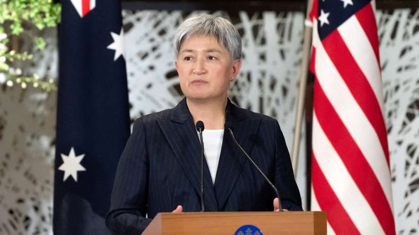 FILE PHOTO: Australia's Foreign Minister Penny Wong in Tokyo