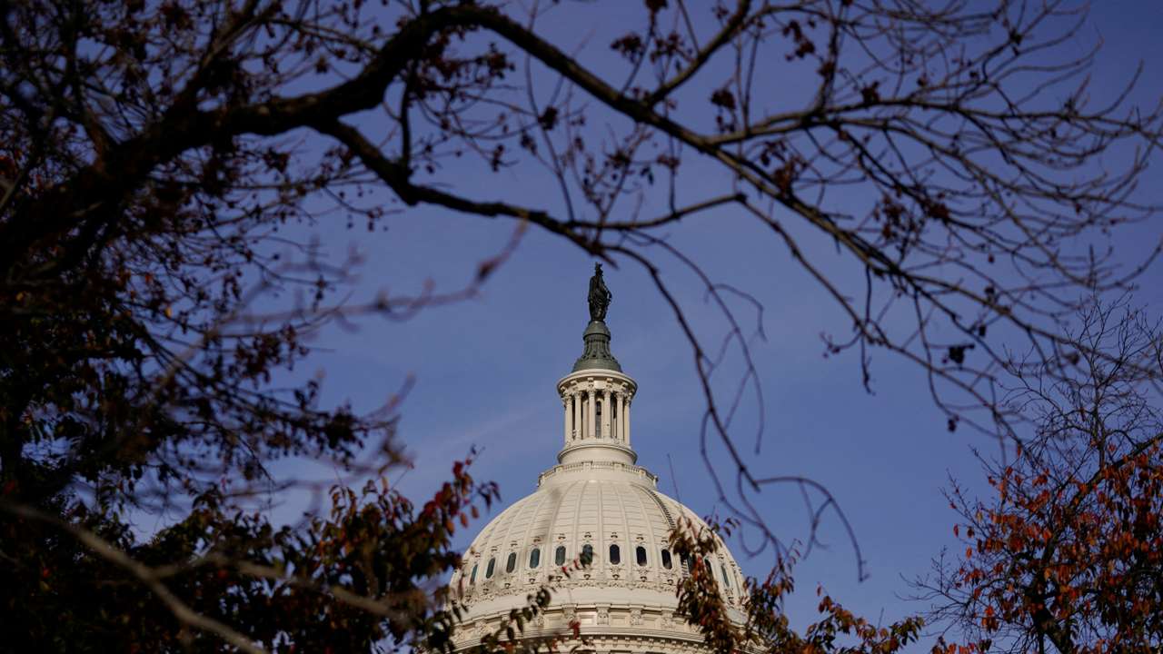 FILE PHOTO: The U.S. Capitol dome is seen in Washington