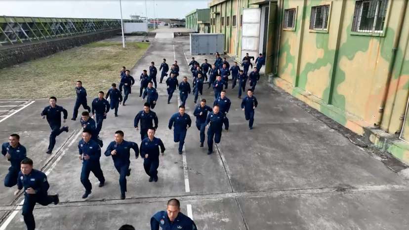 PLA members takes part in the "Joint Sword-2024B" military drills