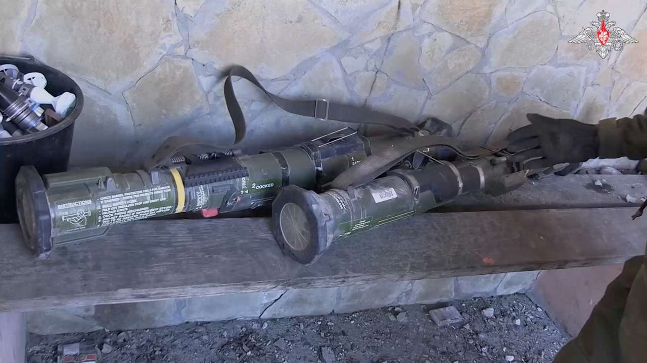 Members of the Russian military operate in a location given as Avdiivka