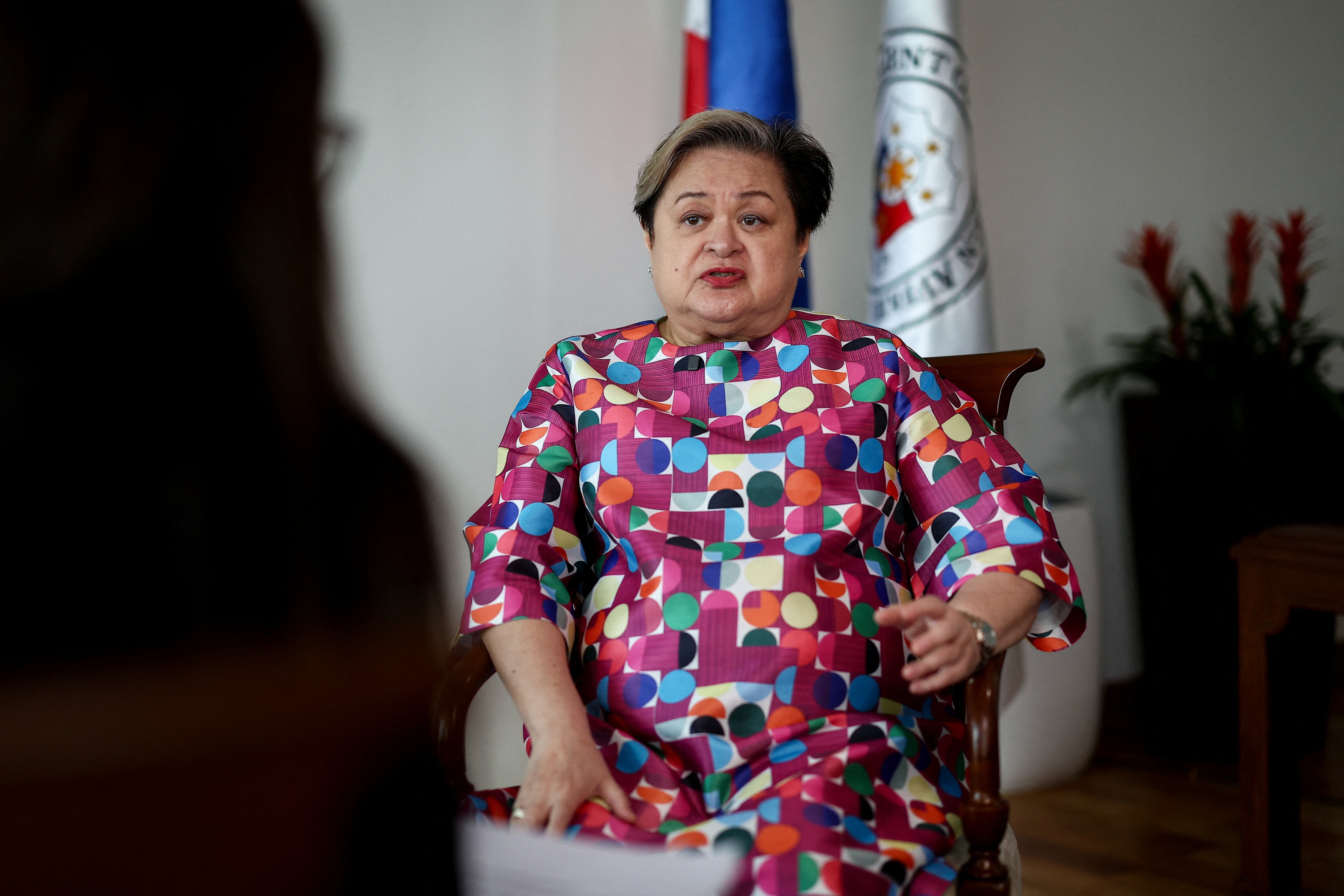 Reuters interviews Philippine Foreign Affairs Secretary Ma. Theresa Lazaro