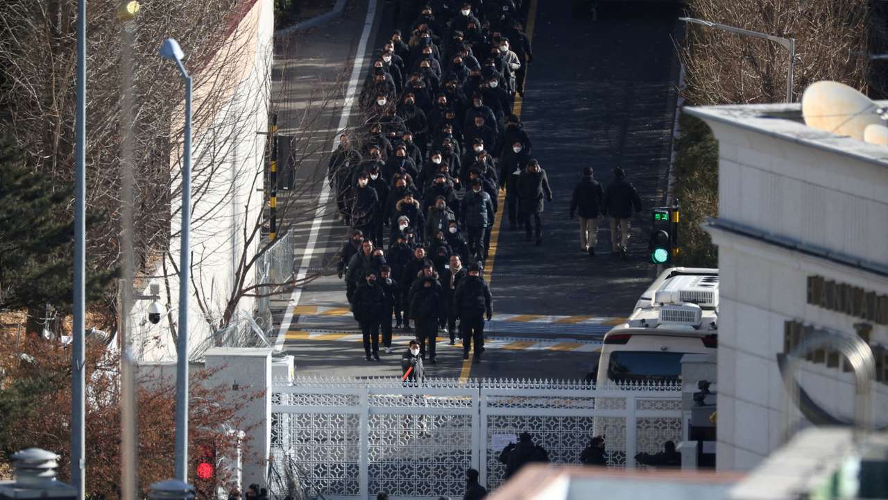FILE PHOTO: Authorities seek to execute an arrest warrant against impeached South Korean President Yoon Suk Yeol, in Seoul