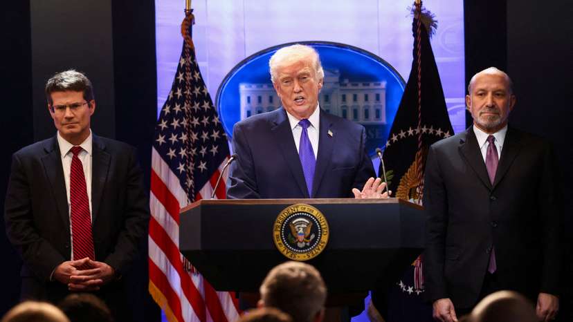 Press briefing at the White House