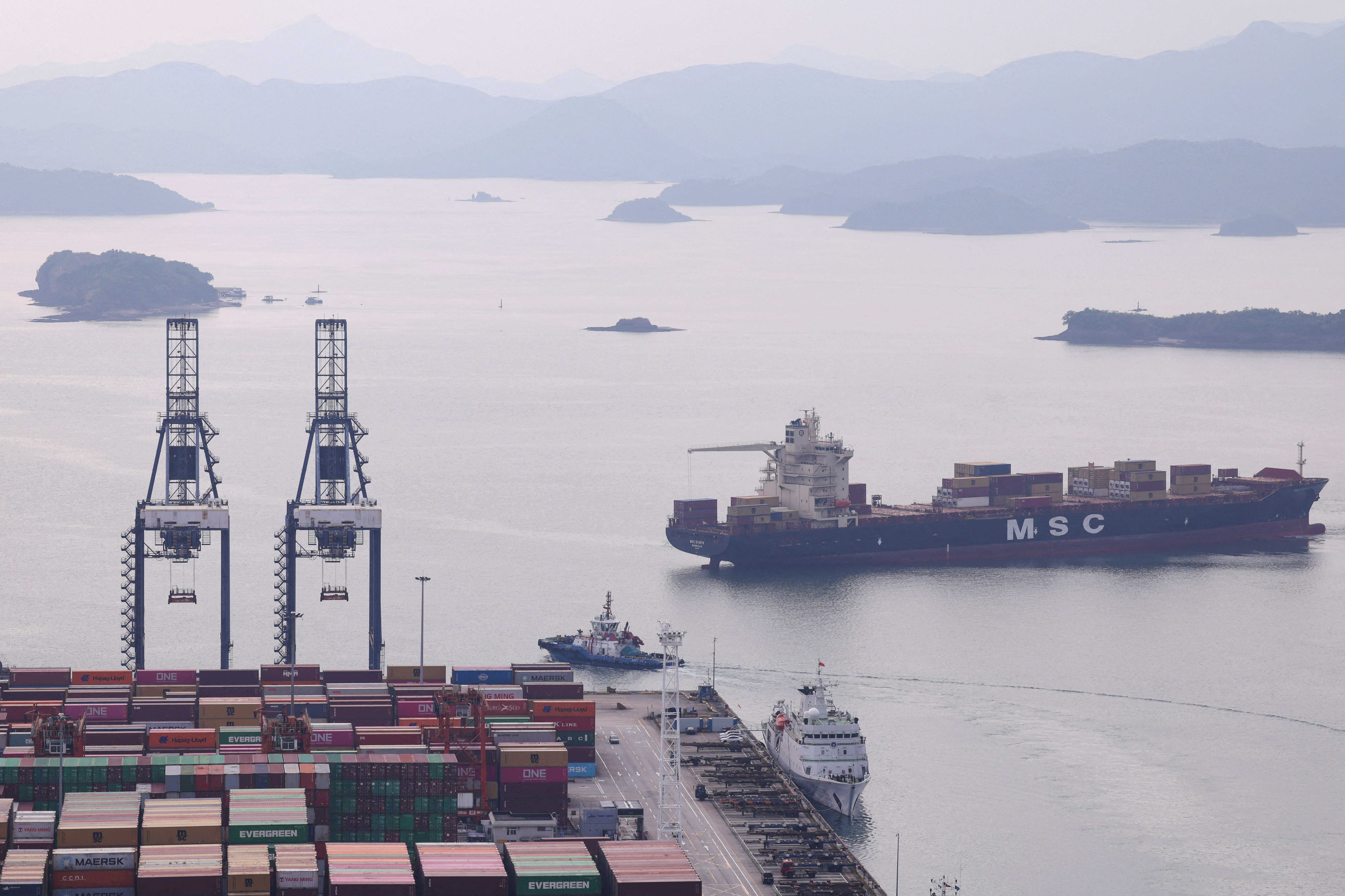 FILE PHOTO: Yantian port in Shenzhen, Guangdong