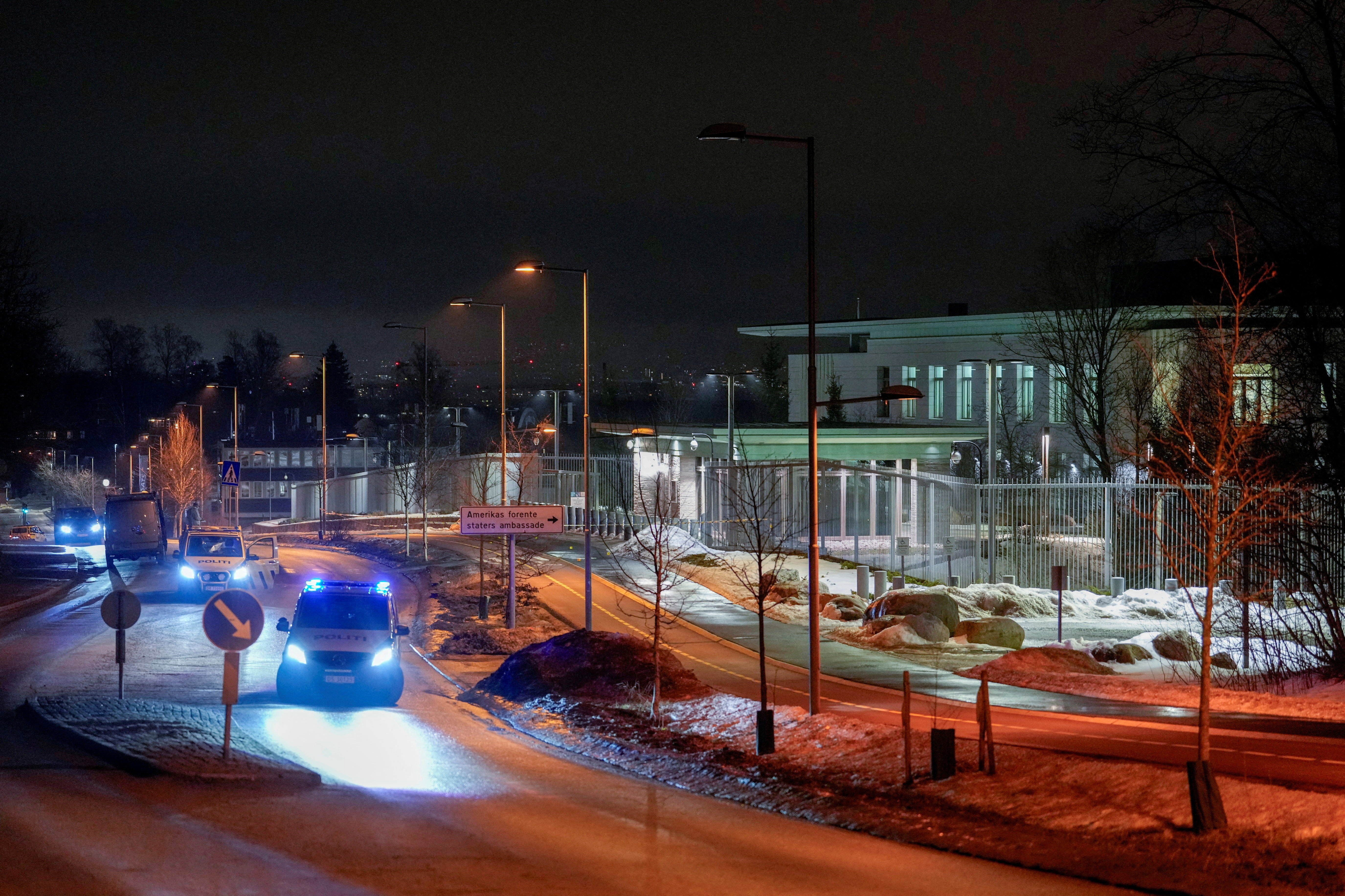 Loud bang reported near the U.S. embassy compound in Oslo