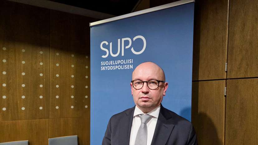Juha Martelius, head of Finland’s security and intelligence service Supo, poses for a picture in Helsinki