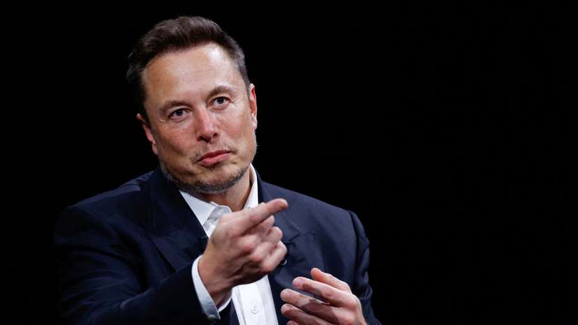FILE PHOTO: Tesla CEO and X owner Elon Musk attends the VivaTech conference in Paris