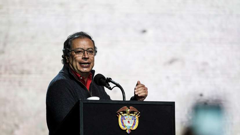 Event to announce the approval of a law called "No mas Ole" (No more Ole), that prohibits bullfighting, in Bogota