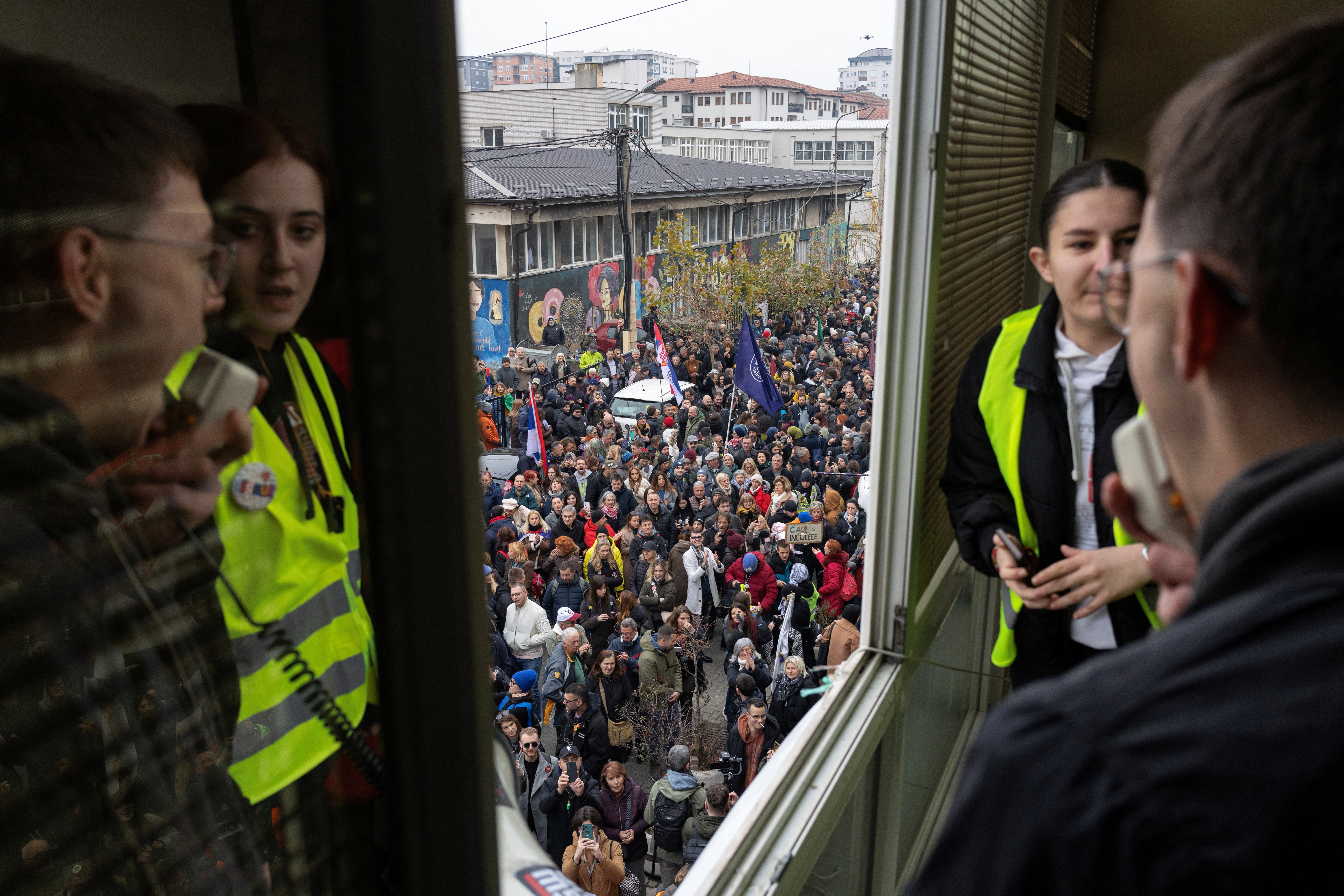 Students protest in Novi Pazar