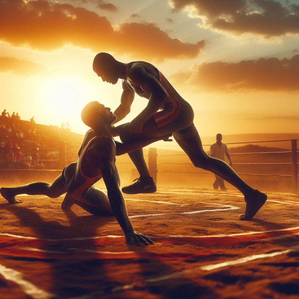 Wrestling in Senegal