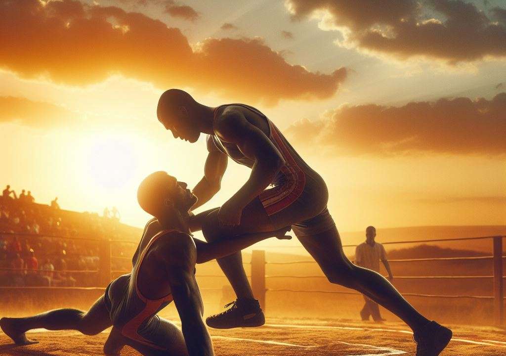 Wrestling in Senegal