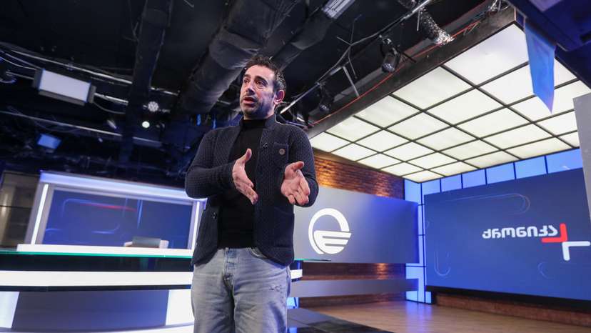 Broadcast studio of Imedi TV in Tbilisi