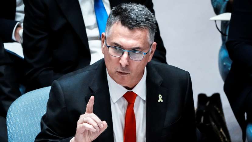United Nations Security Council about Israel and the Palestinians, in New York