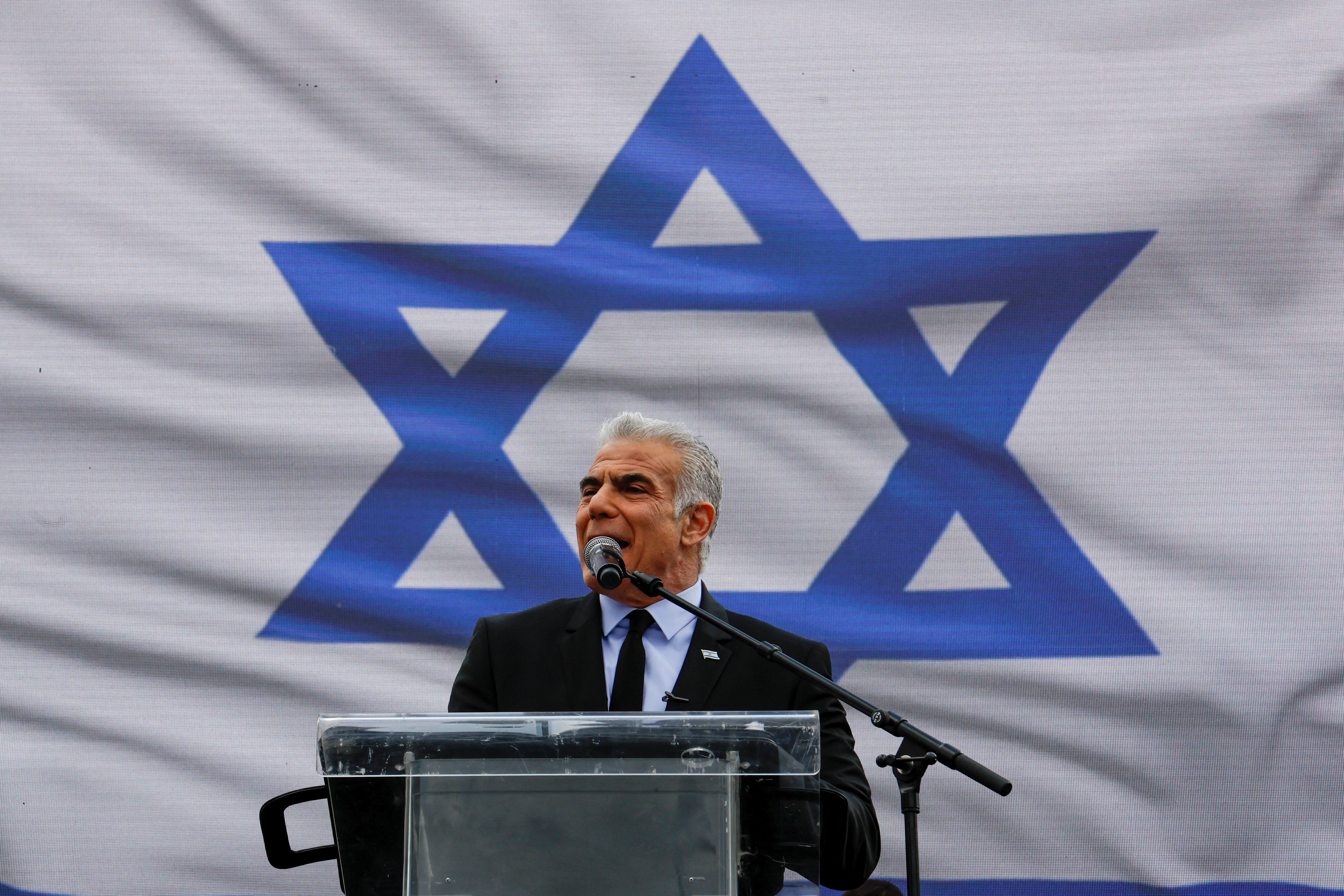Protests against Israel's judicial overhaul and dismissing the defense minister, in Jerusalem