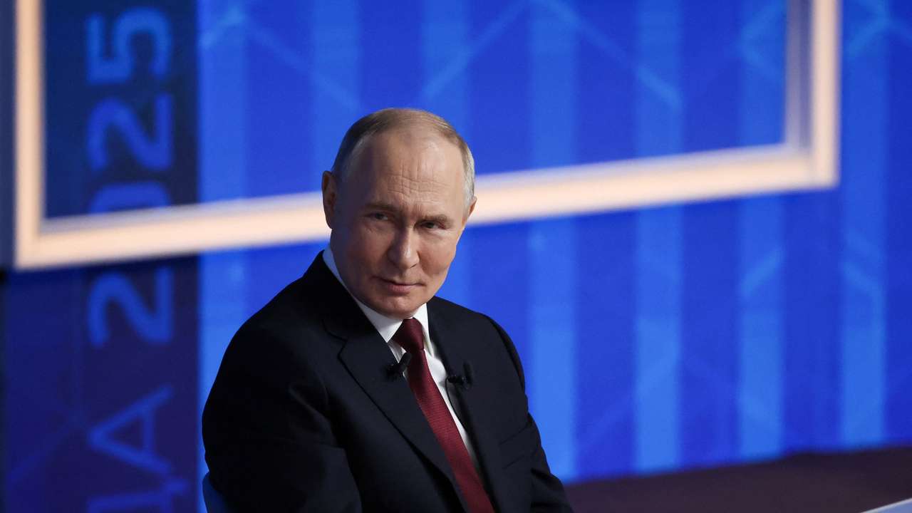 Russian President Putin holds the annual press conference in Moscow
