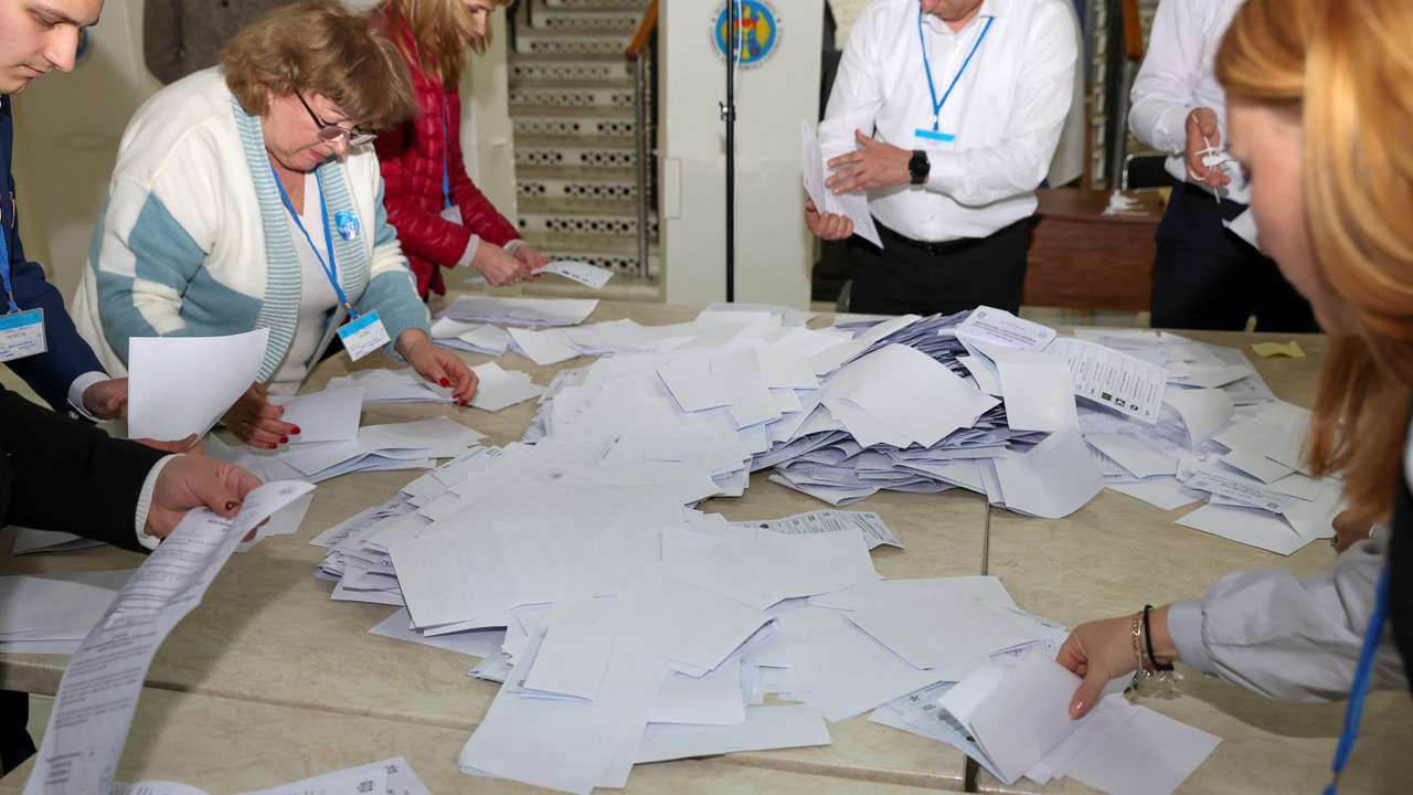 FILE PHOTO: Moldova holds presidential election and EU referendum