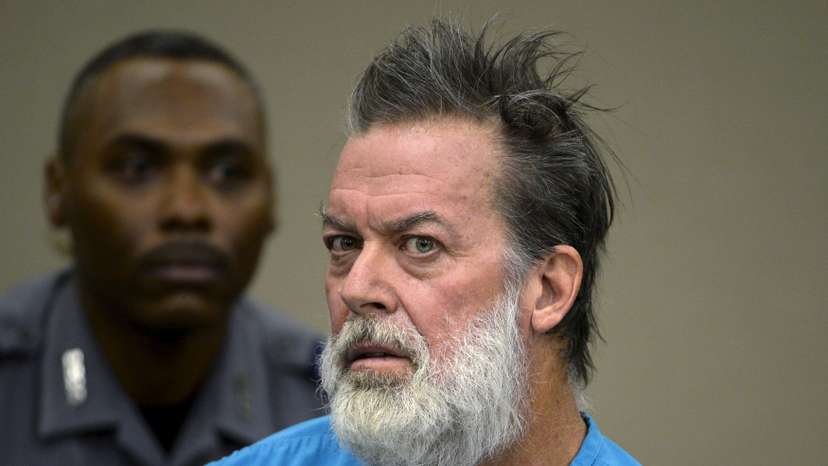 Robert Lewis Dear, accused of shooting three people to death and wounding nine others at a Planned Parenthood clinic in Colorado last month, attends his hearing at an El Paso County court in Colorado Springs