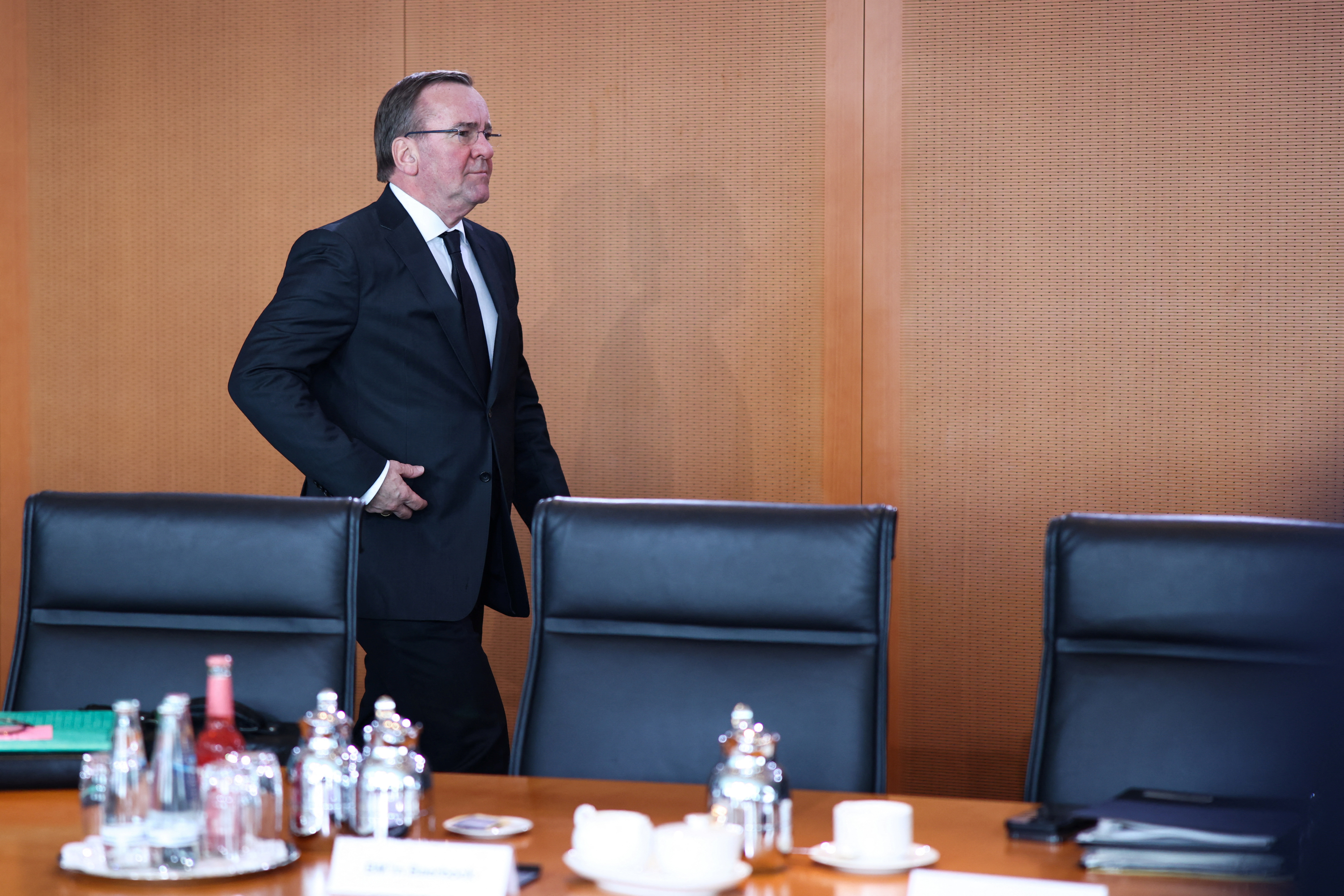 Weekly cabinet meeting at the Chancellery in Berlin