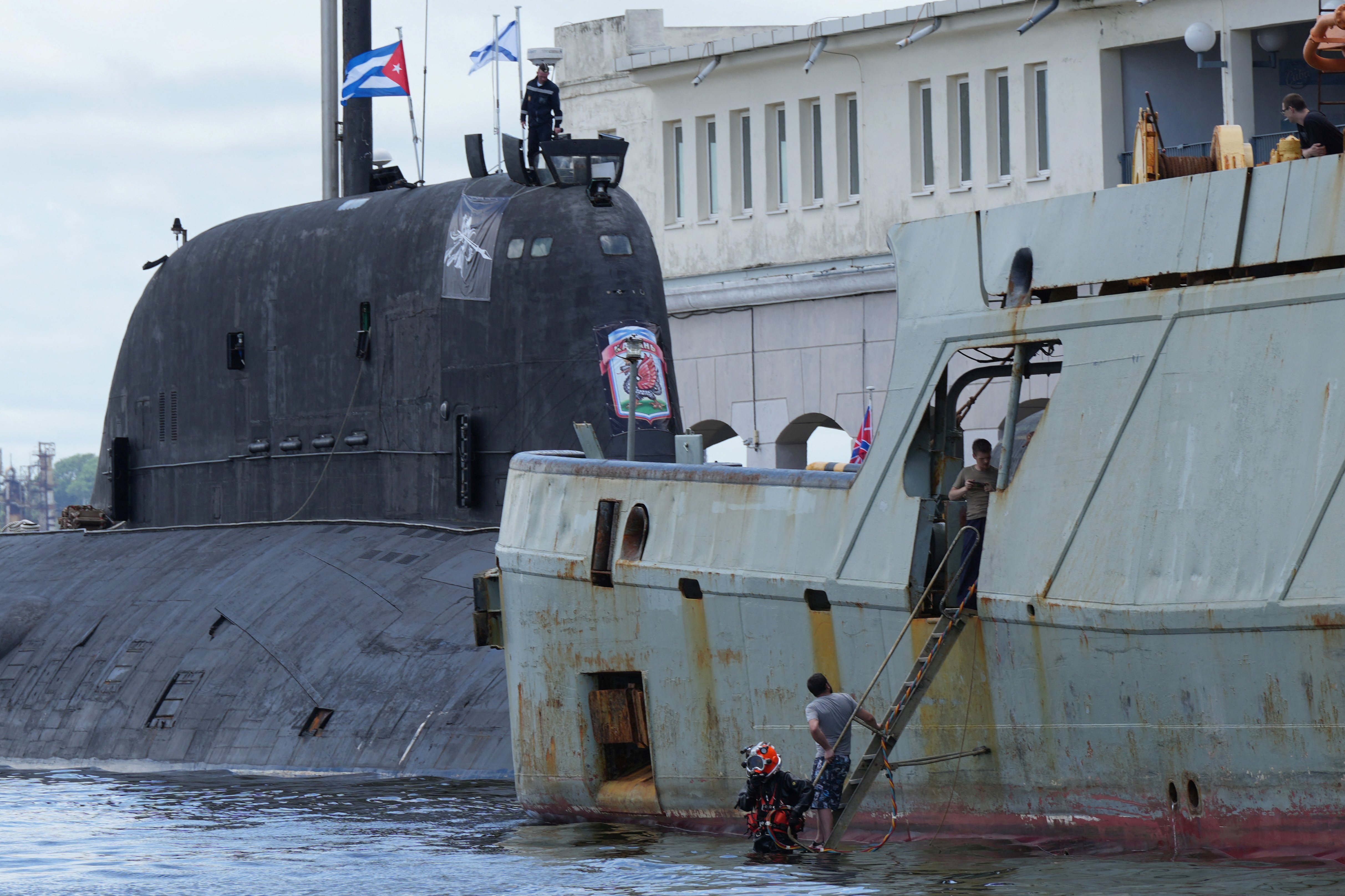 Russian warships in Havana