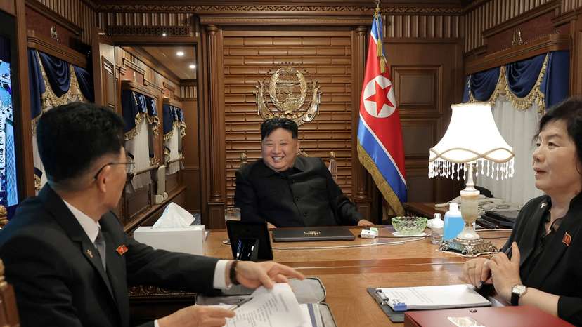 North Korean leader Kim Jong Un departs from Pyongyang to China