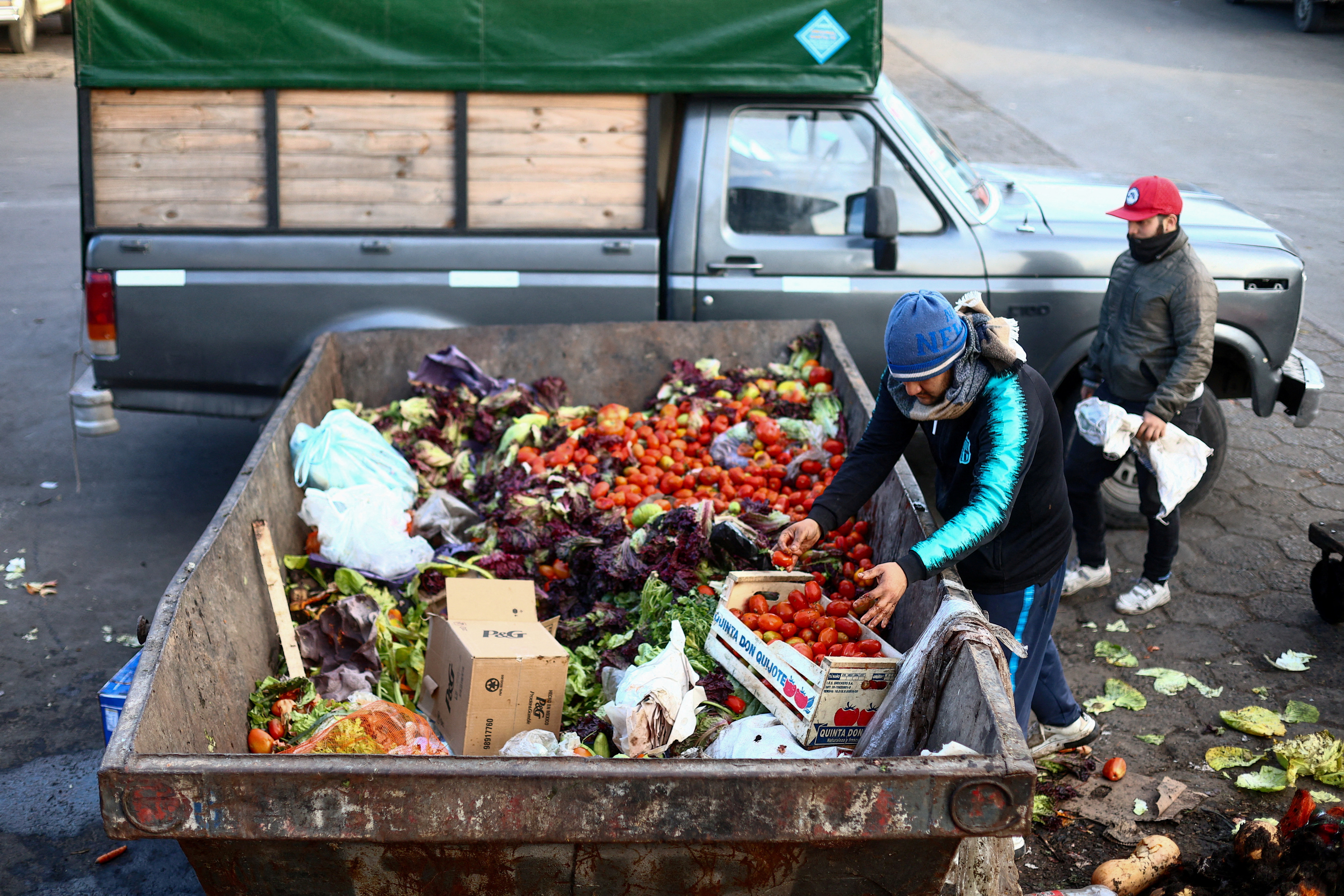 FILE PHOTO: Argentines face daily race for deals as inflation soars above 100% in Buenos Aires, Argentina
