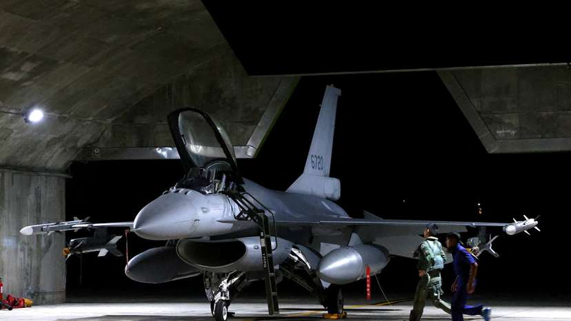 FILE PHOTO: Combat readiness mission at the airbase in Hualien