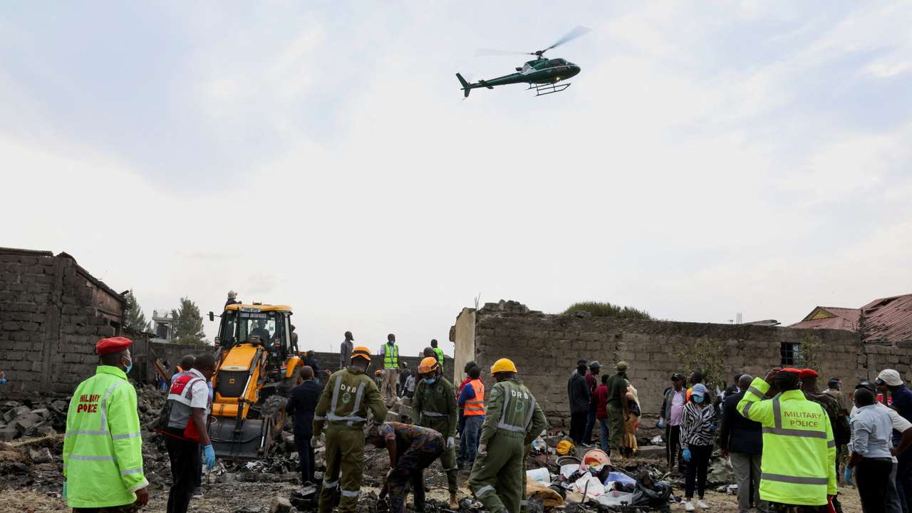 Aircraft crashes in Kenya's capital