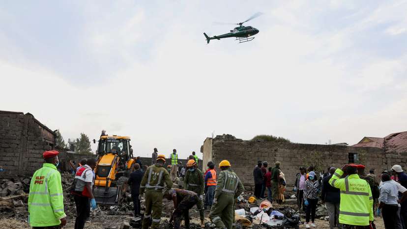 Aircraft crashes in Kenya's capital