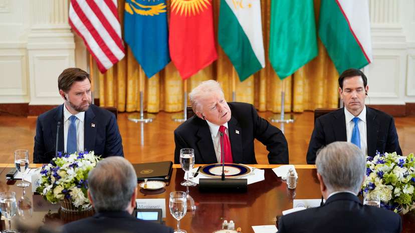 Trump meets Central Asian leaders at the White House in Washington, D.C.