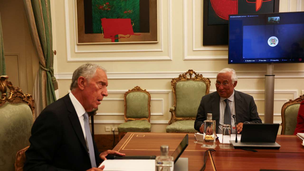 Portugal's President Marcelo Rebelo de Sousa meets with the Council of State, in Lisbon