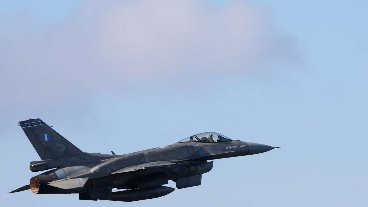 FILE PHOTO: NATO's media day for Ramstein Flag 25 (RAFL25) at Leeuwarden Air Base
