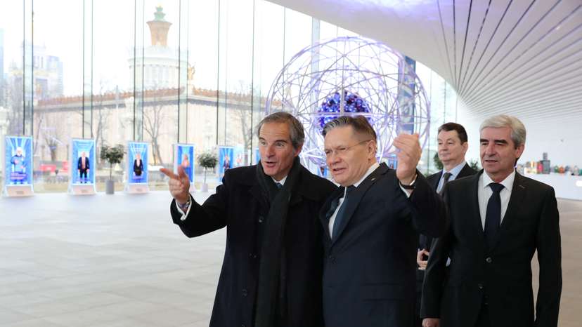 IAEA chief Rafael Grossi meets with Rosatom CEO Alexei Likhachev in Moscow