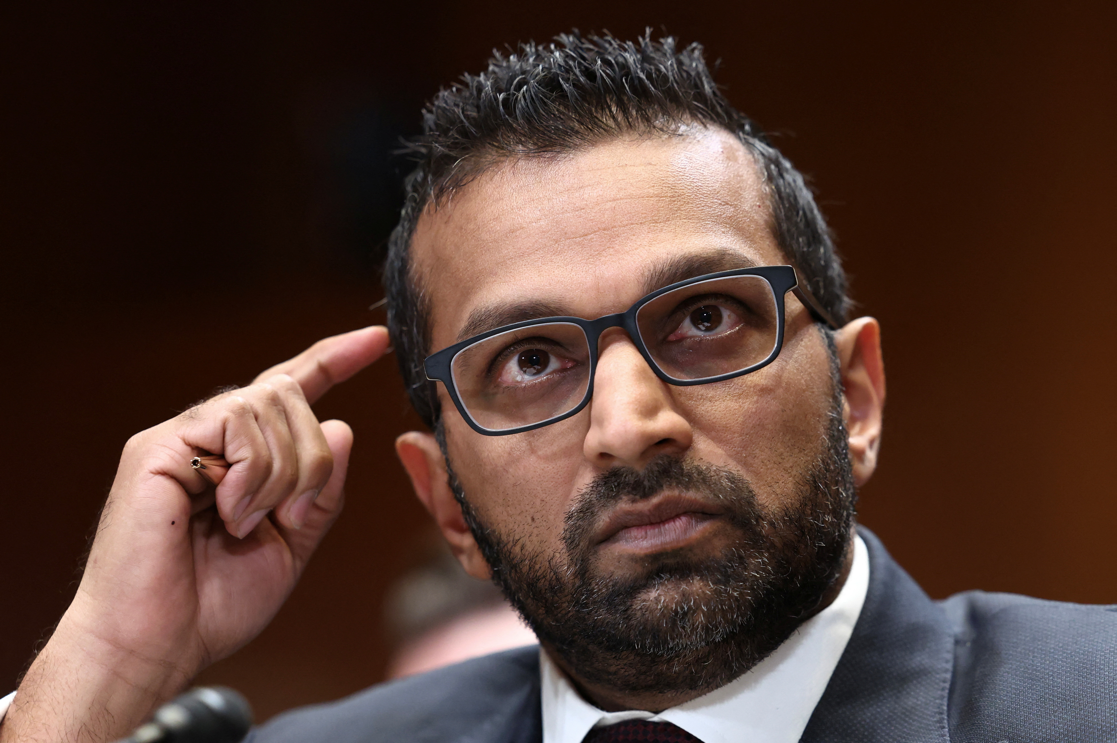 FBI Director Kash Patel testifes on Capitol Hill in Washington