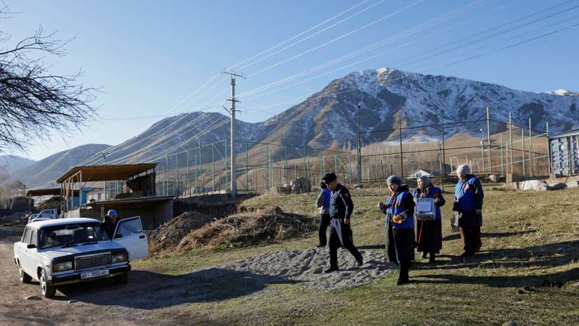 Home voting in the parliamentary elections in Kyrgyzstan