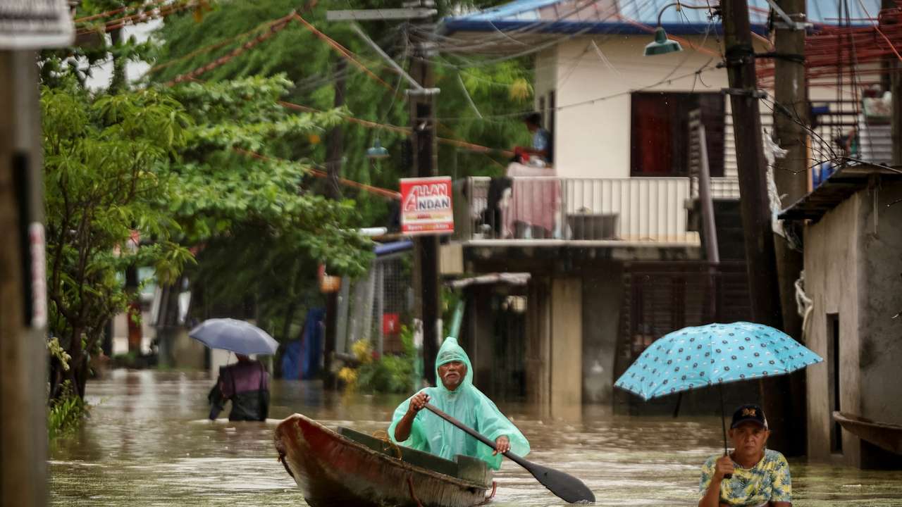 Tropical Storm Yagi, locally known as Enteng, in the Philippines