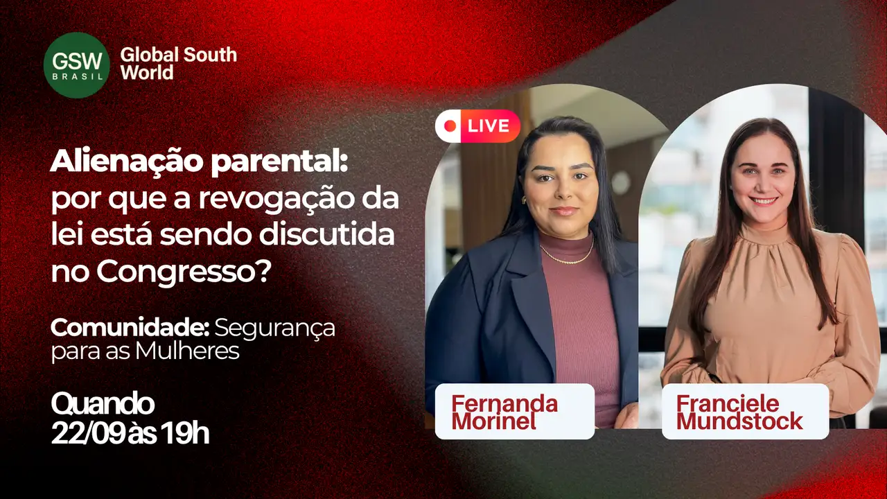 Advogadas falam sobre a lei de alienação parental em live promovida pelo GSW Brasil