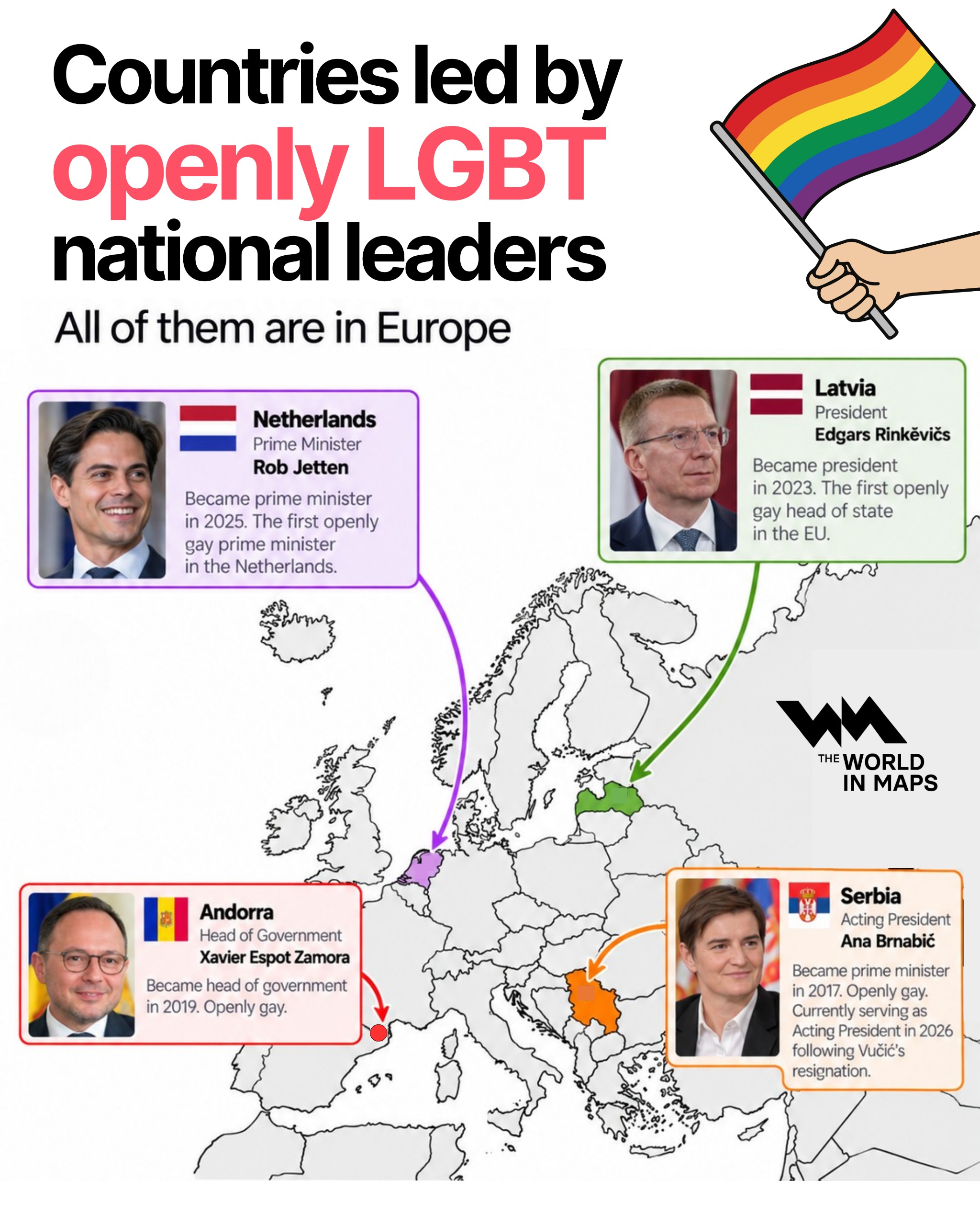 Europe now has four countries led by openly gay national leaders