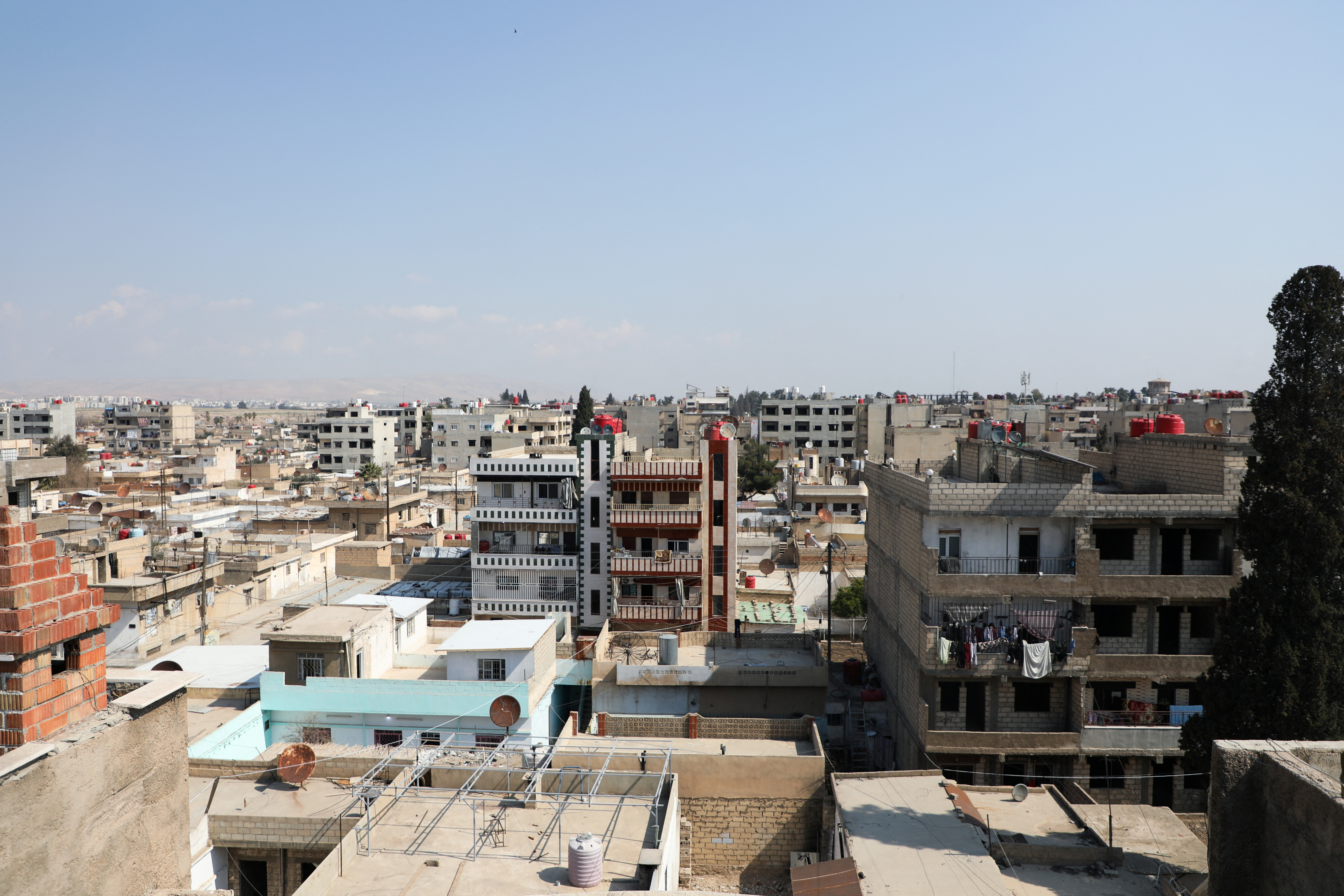 A view shows Qamishli, after Syrian Democratic Forces (SDF) signed a deal agreeing to integrate into Syria's new state institutions