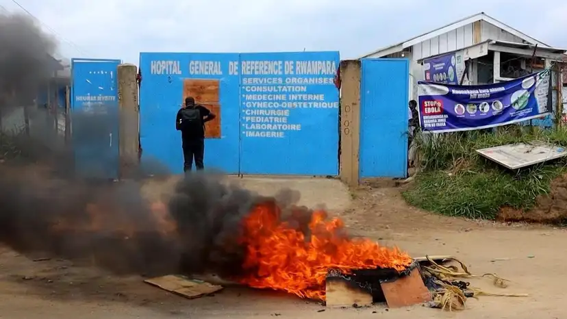 Unpaid Ebola Medics Strike
