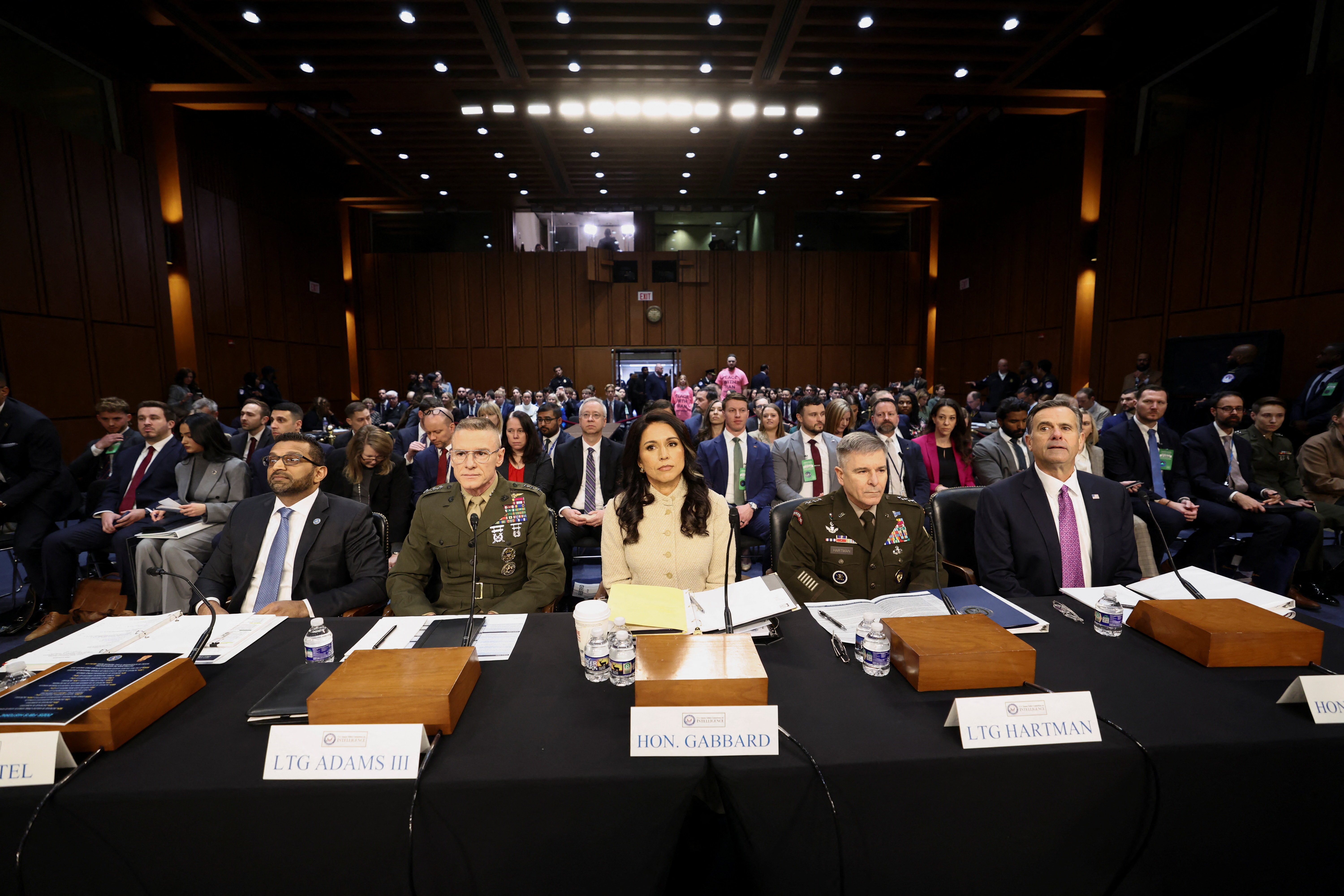 Senate Intelligence Committee hearing on Capitol Hill